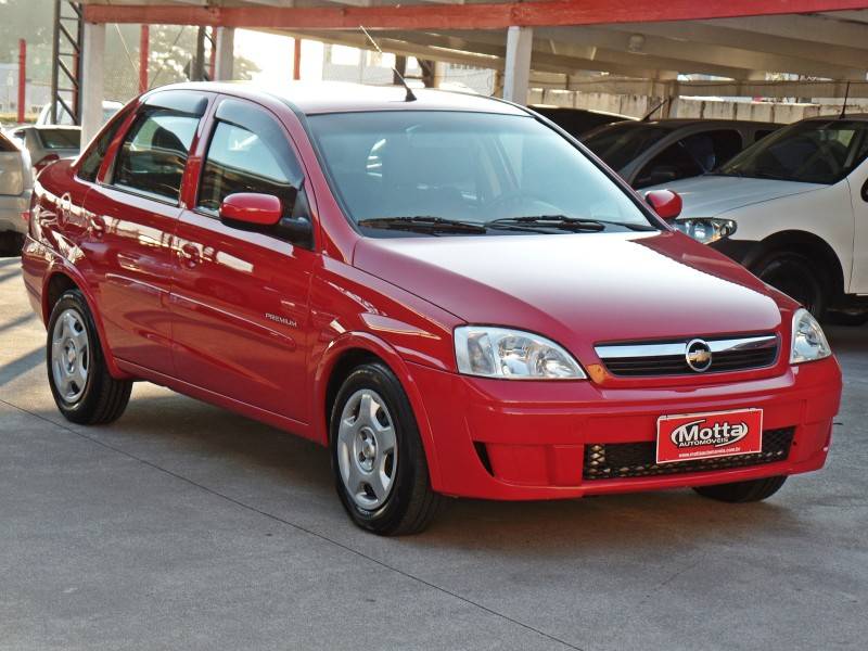 CHEVROLET - CORSA - 2009/2010 - Vermelha - Sob Consulta