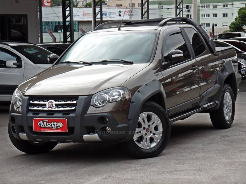 FIAT - STRADA - 2009/2010 - Cinza - Sob Consulta